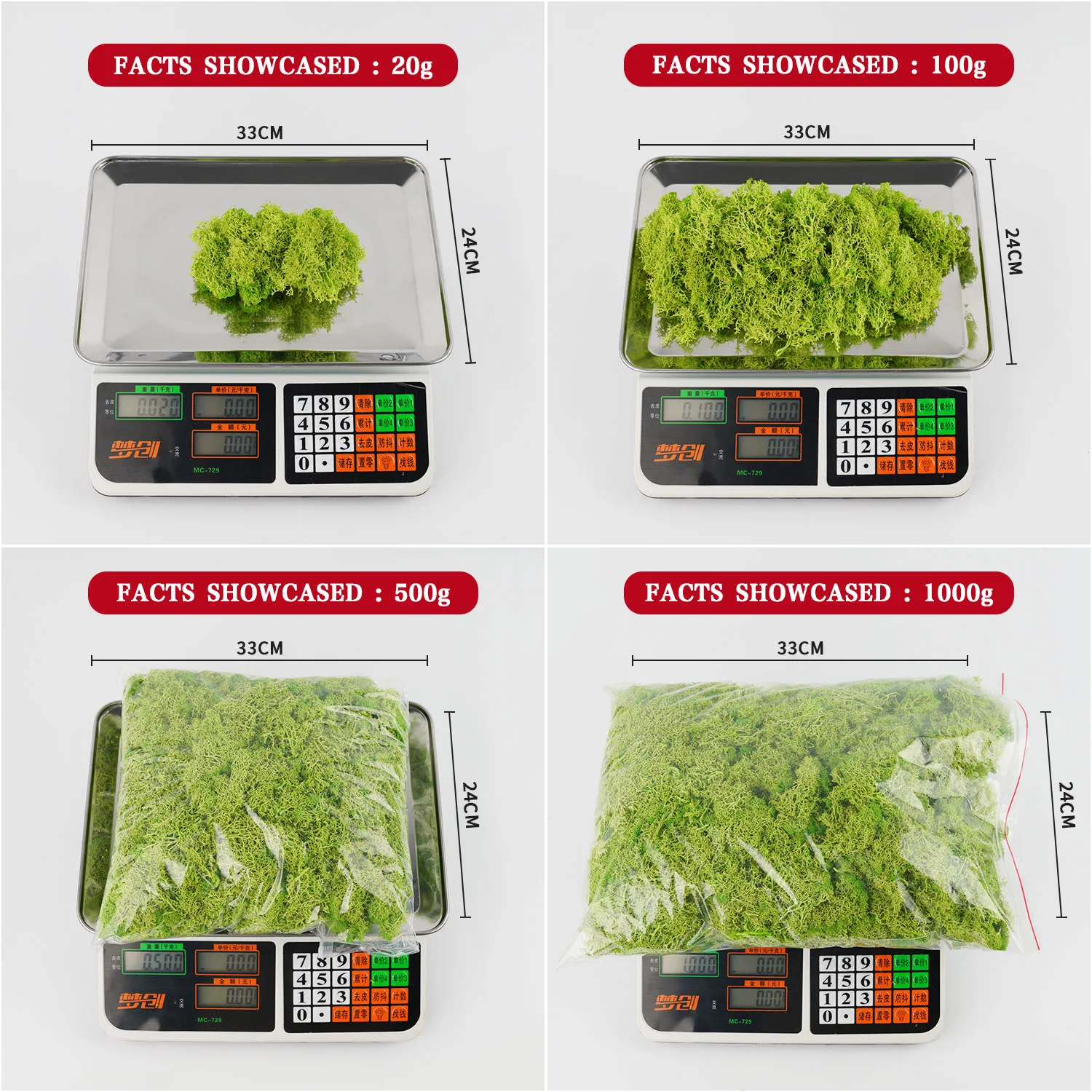 Plantas verdes artificiales de - Sphagnum Moss Dry reseña y precio